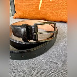 Black leather British Belt Company belt! Size 38!